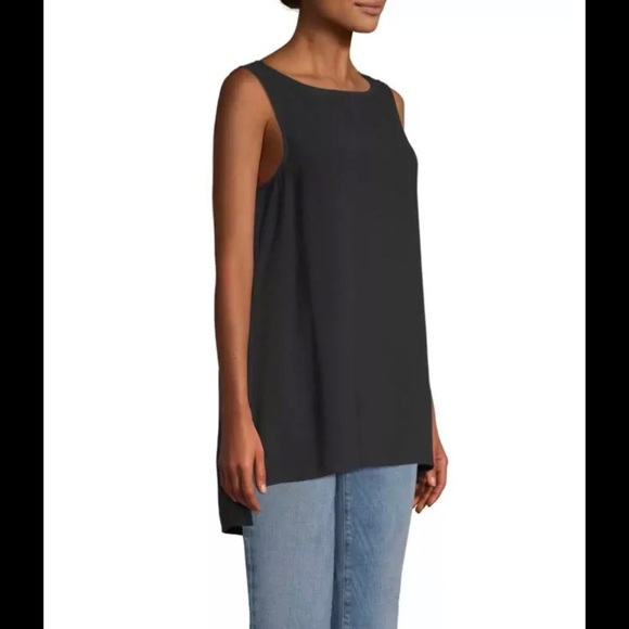 Eileen Fisher Tops - Eileen Fisher NWT Silk Georgette Crepe Tunic XL